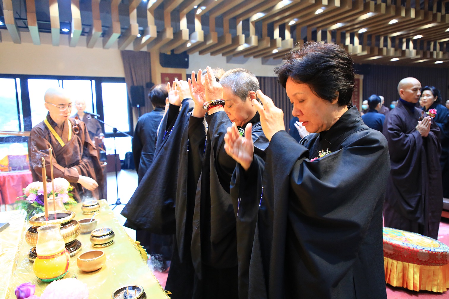 深入經藏，智慧如海，學習佛陀精神，富貴、圓滿人生，靈鷲山華嚴法會圓滿