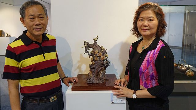 陳禹卿、林蔥蘭你儂我儂柴燒雙人展 溫度變化間的藝術之美