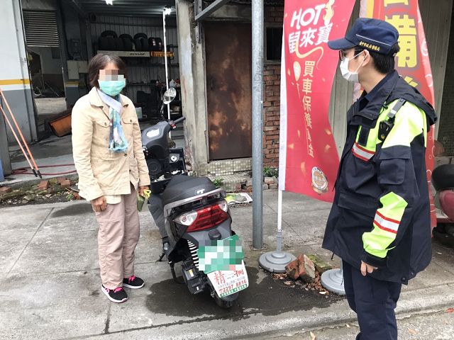 婦為追公車忘機車位置　警沿公車站協助尋獲