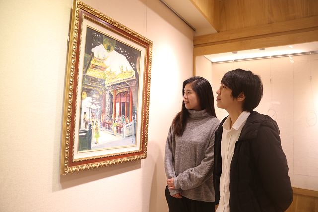 葫蘆墩年度典藏油展 彩繪戀戀故鄉情