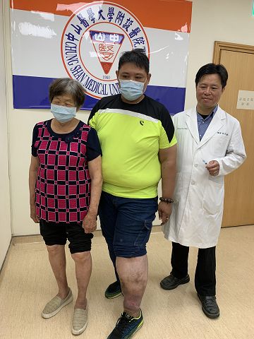 過度肥胖併發靜脈曲張 延遲就醫噴血不止送急診 泡沫注射治療痊癒