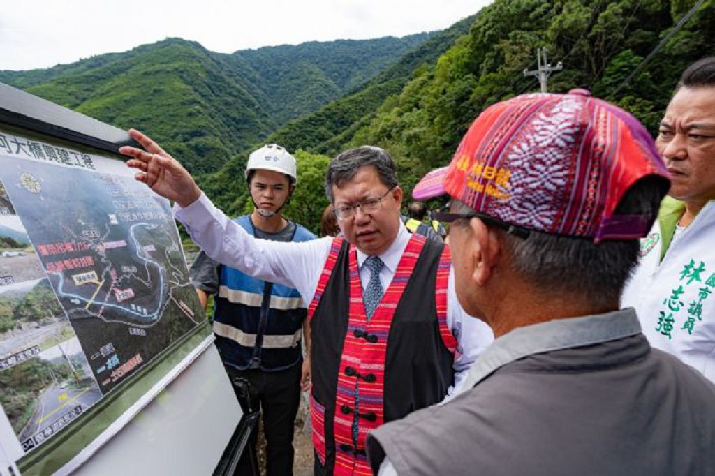 「三光跨河大橋新建工程」及「巴陵加油站下邊坡補強工程」持續推動中，落實原鄉交通及用油正義