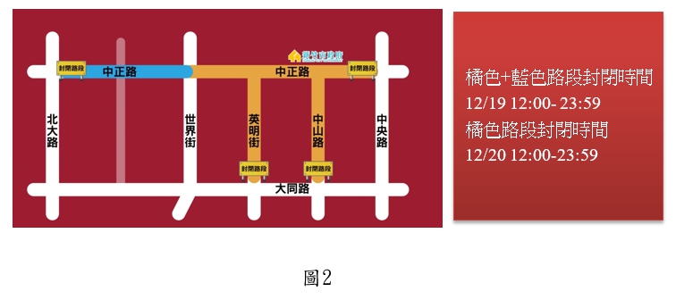 「2020感恩季系列活動」活動交通疏導措施