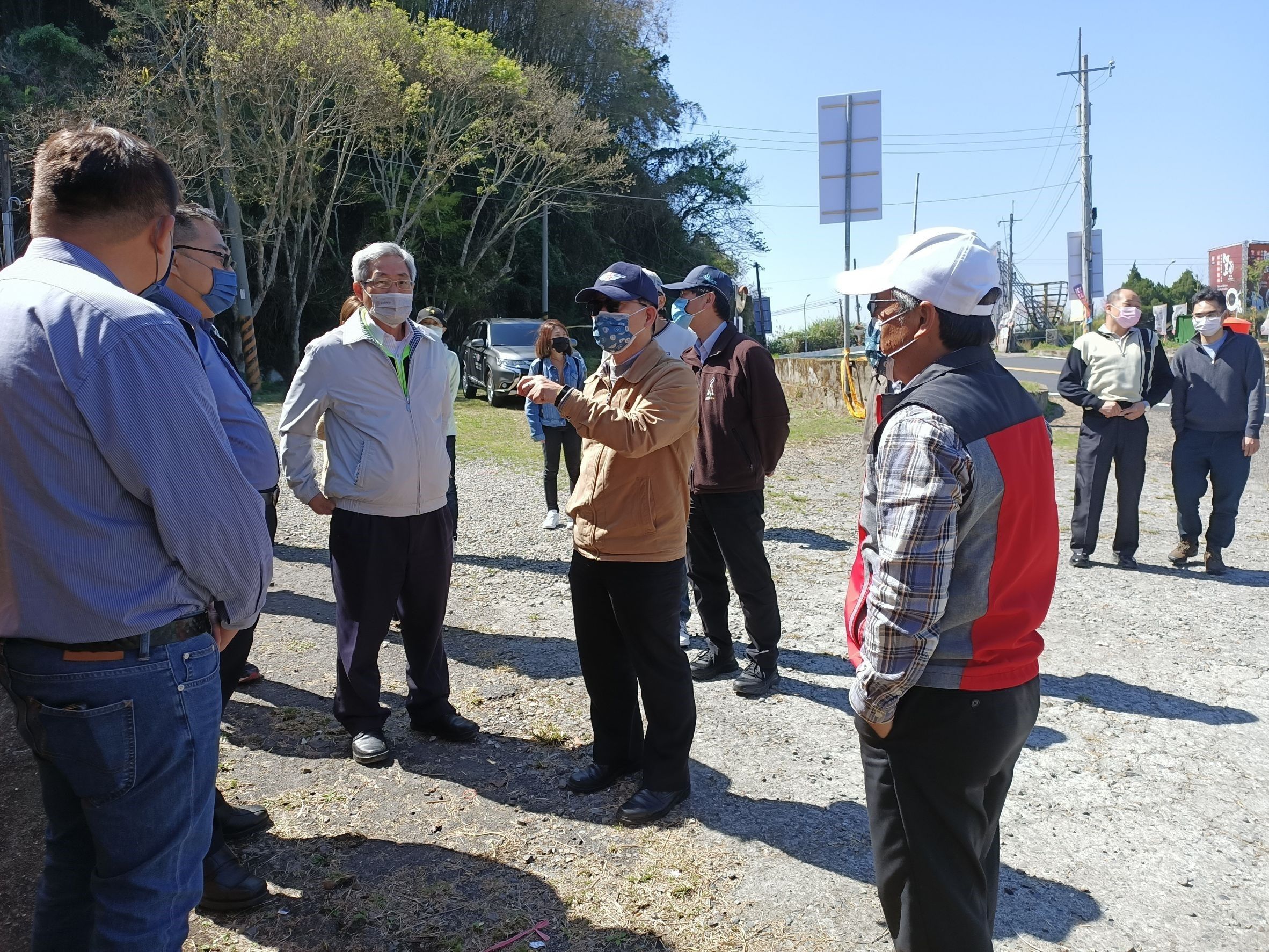 公路總局黃副局長現勘阿里山花季疏運整備