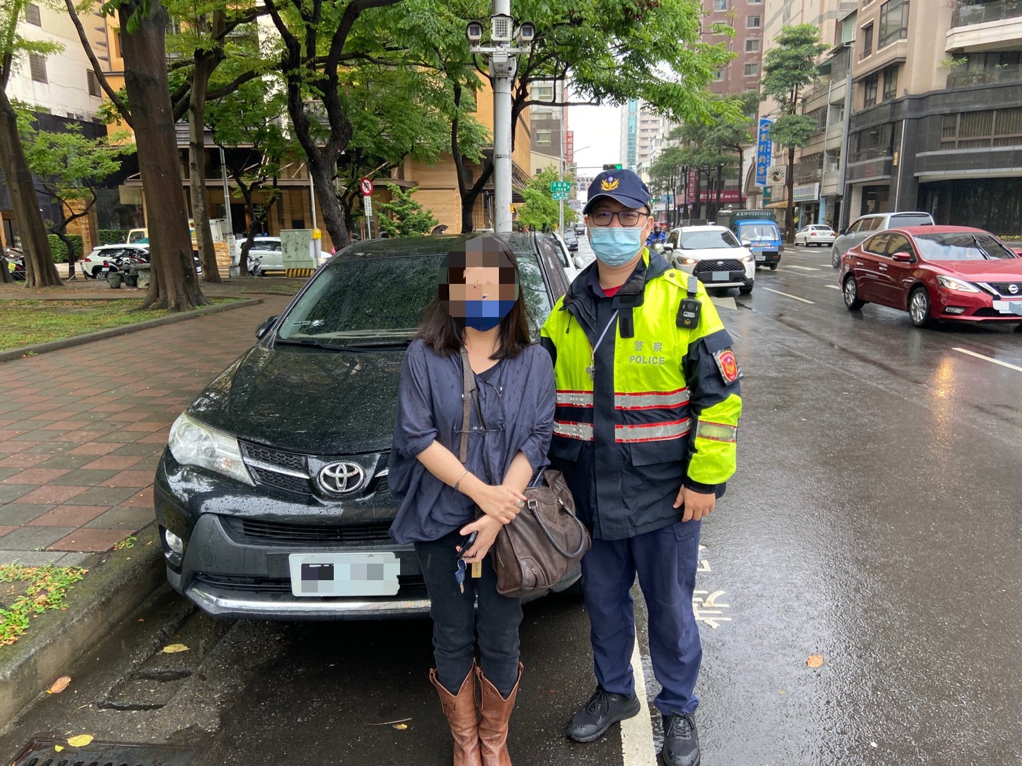 中市女遍尋不著愛車 暖警電眼速尋回