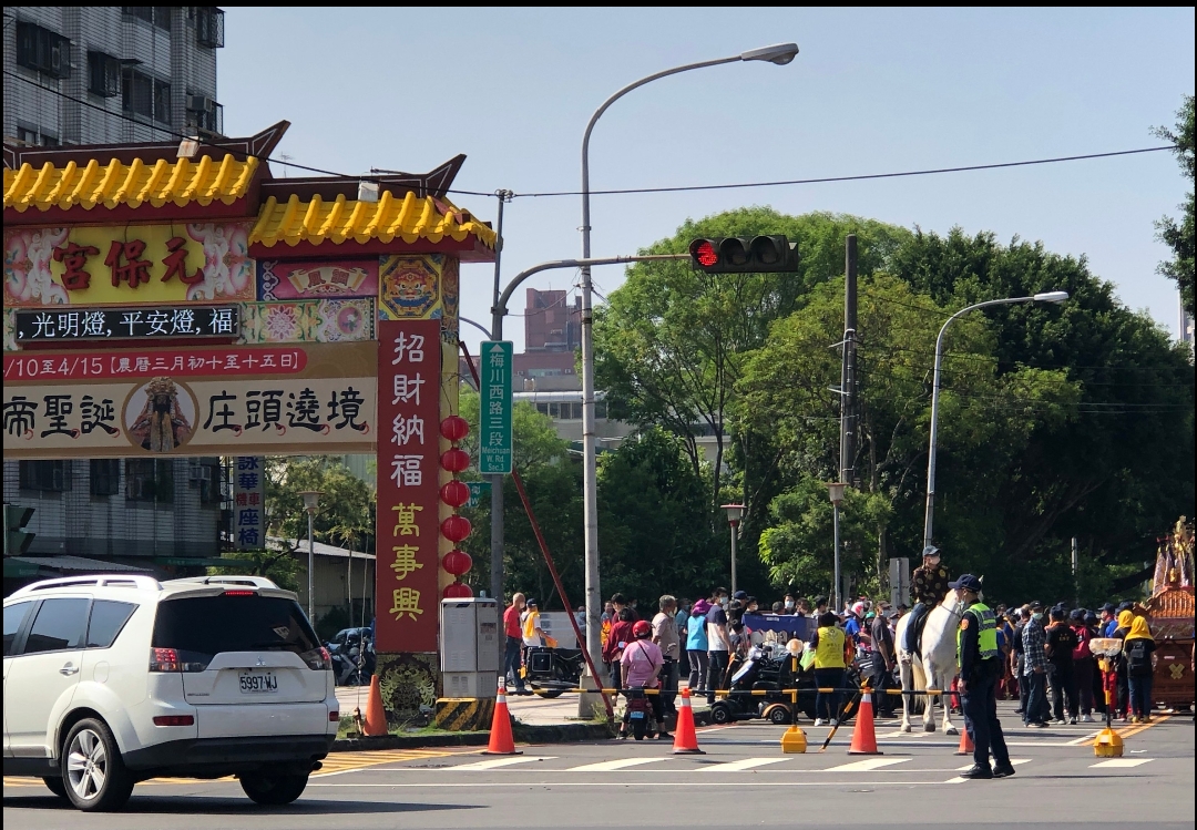 保生大帝1044聖誕遶境  警二分局加強交通疏處