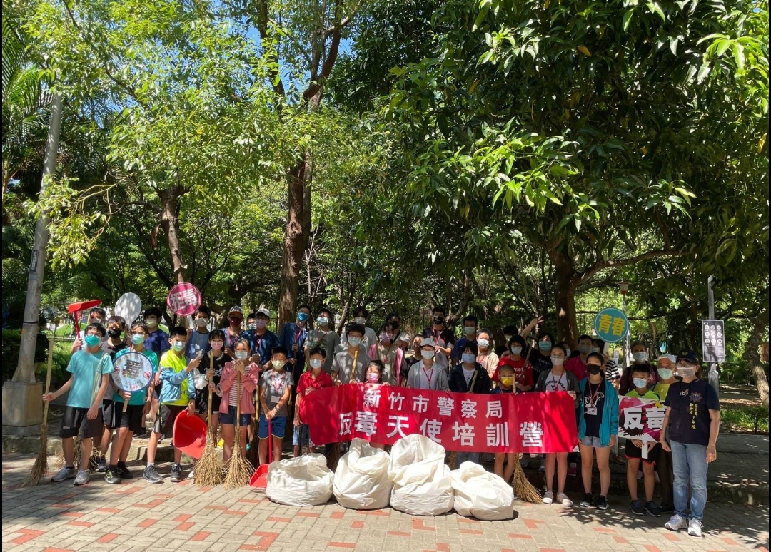 竹市警反毒天使降落 少年反毒能量爆棚