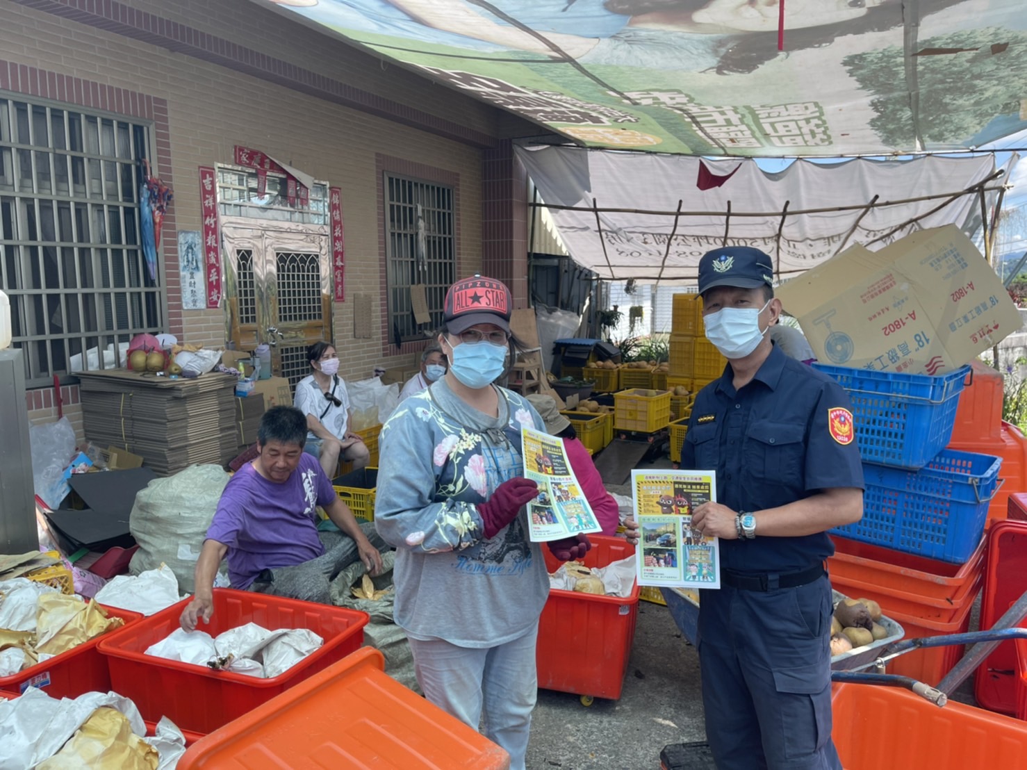 山城甘露梨產季來臨 東勢警規劃護農專案 山城甘露梨產季來臨 東勢警規劃護農專案